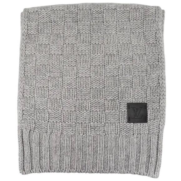 LOUIS VUITTON Escharp Helsinki Cashmere Muffler M74420 Gricle - Picture 2 of 4